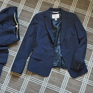 Banana Republic matching pantsuit set women’s size 4P navy blue